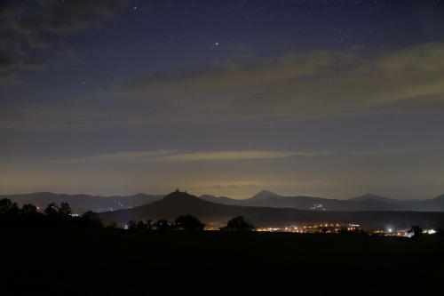 Photo: Hazmburg Castle in Night